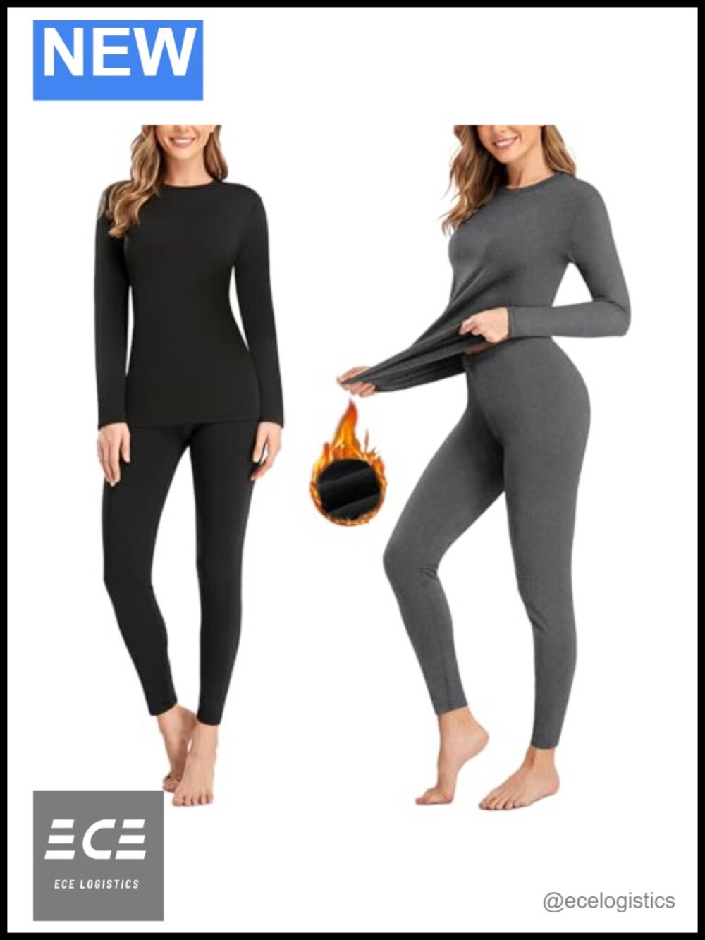 SIMIYA Thermal Underwear for Women Long Johns Set Base Layer Winter
